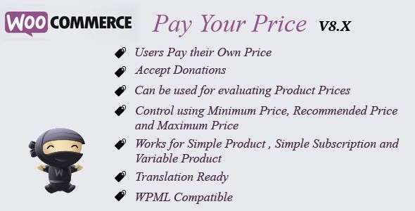 WooCommerce Pay Your Price 8.3 GPL Plugins