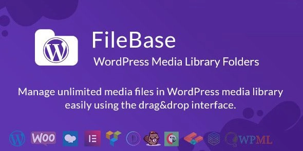 WordPress Media Library Folders FileBase 2.0.5 GPL Plugins