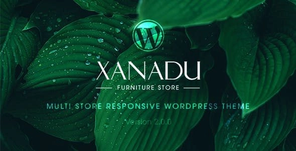 Xanadu Multi Store Responsive WordPress Theme 2 GPL Theme