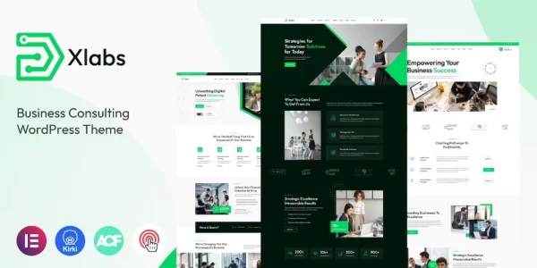 Xlab – Business Consulting WordPress Theme 1.0.1 GPL Theme