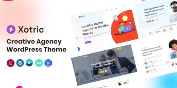 Xotric  – Creative Agency WordPress Theme + RTL 1.1 GPL Theme