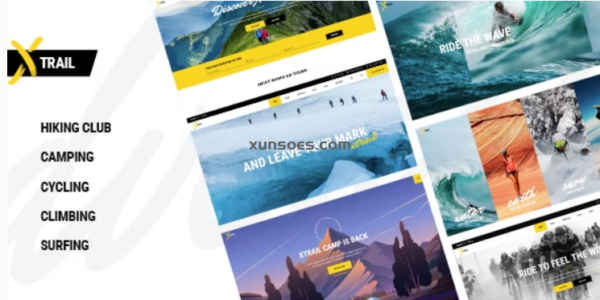 Xtrail Extreme Sports and Outdoors Theme 1.3 GPL Theme