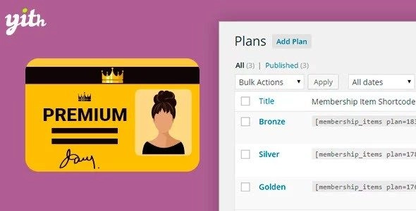 YITH WooCommerce Membership Premium 2.14.0 GPL Plugins