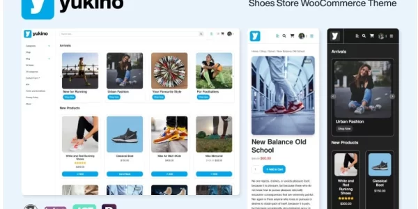 YUKINO – Shoe Store WooCommerce Theme 1.0 GPL Theme