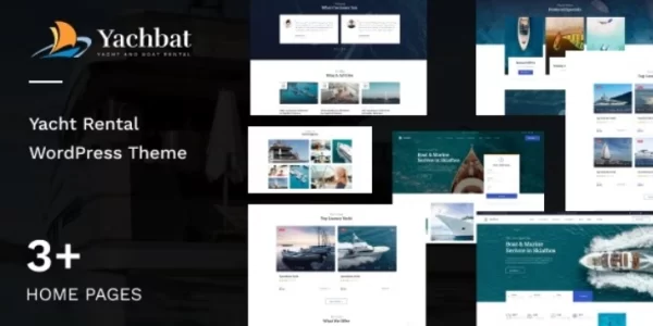 Yachbat  – Yacht Boat Rental WordPress Theme 1.0.6 GPL Theme