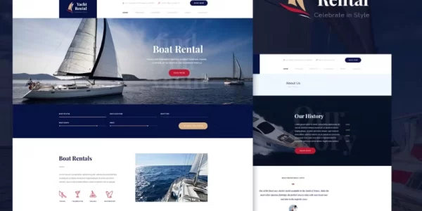 Yacht Rental 2.0.0 GPL Theme