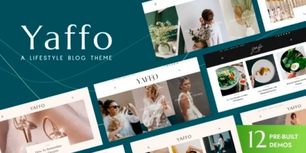 Yaffo A Lifestyle Personal Blog WordPress Theme 1.3.0 GPL Theme