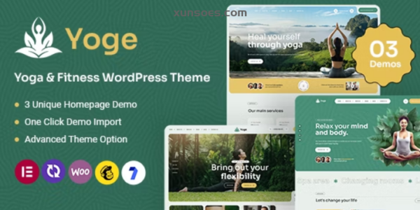 Yoge Fitness and Yoga WordPress Theme 1.2 GPL Theme