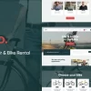 Yokoo Bike Shop Bicycle Rental WordPress Theme 1.1.3 GPL Theme