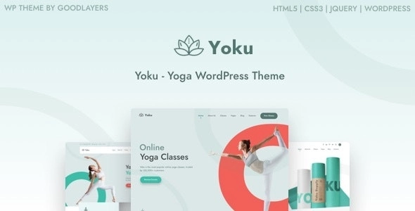 Yoku Yoga Studio Ayurveda WordPress 1.2.0 GPL Theme