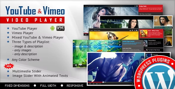Youtube Vimeo Video Player and Slider WP Plugin 3.8 GPL Plugins