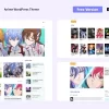 ZETTAI Free Anime WordPress Theme 1.0 GPL Theme