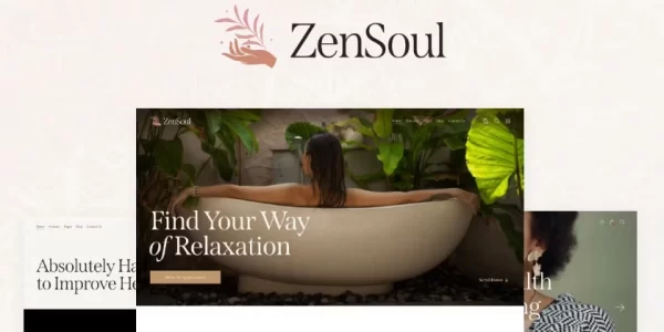ZenSoul – Spa Salon Wellness WordPress Theme + AI 1.0.0 GPL Theme