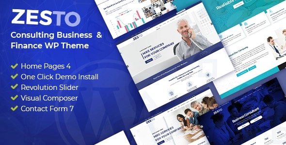 Zesto Agency Corporate WordPress Theme 1.0 GPL Theme