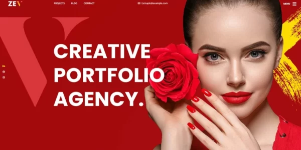Zev – Creative Personal Portfolio WordPress Theme 1.0.4 GPL Theme