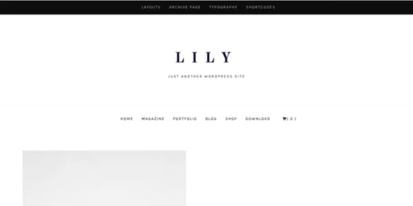 ZigZagPress Lily 1.0.1 GPL Theme