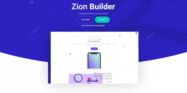 Zion Builder Pro The Fastest WordPress Page Builder 3.6.9 GPL Plugins