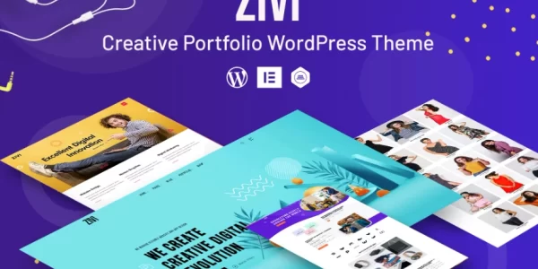 Zivi Creative Portfolio WordPress Theme 1.0.3 GPL Theme
