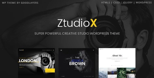 Ztudio X Photography 1.3.0 GPL Theme
