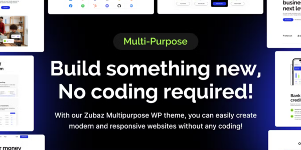 Zubaz – SaaS Startup WordPress Theme 1.0.0 GPL Theme