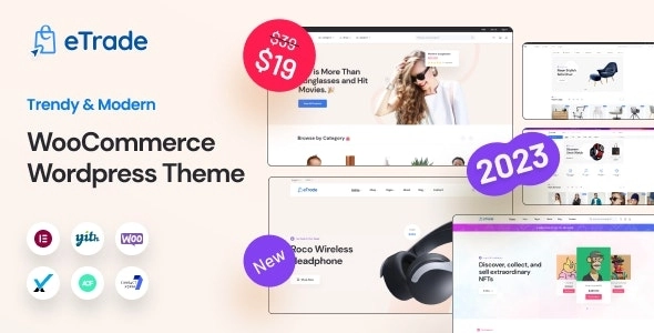 eTrade WooCommerce Theme 1.1.2 GPL Theme
