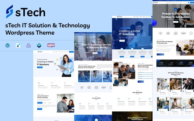 sTech IT Solution Technology Elementor WordPress Theme WordPress Theme 1.0.0 GPL Theme
