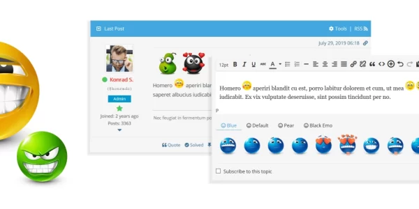 wpForo Emoticons 3.0.0 GPL Plugins