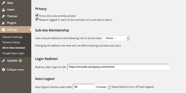 All-In-One Intranet Enterprise 1.1 GPL Plugins