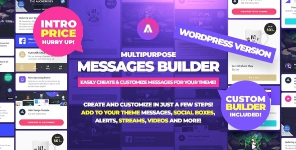 Asgard Multipurpose Messages and Social Builder Plugin 1.1.5 GPL Plugins