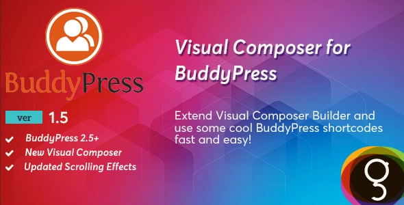 BuddyPress for Visual Composer | Add-ons 1.5 GPL Plugins