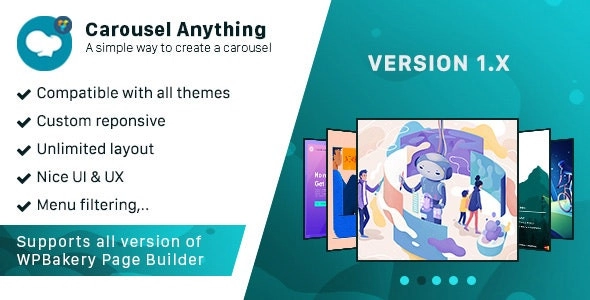 Carousel anything Addon WPBakery Page Builder (formerly Visual Composer) 1.3.3 GPL Plugins