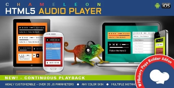 Chameleon Audio Player Addon for WPBakery Page Builder 1.6.2 GPL Plugins