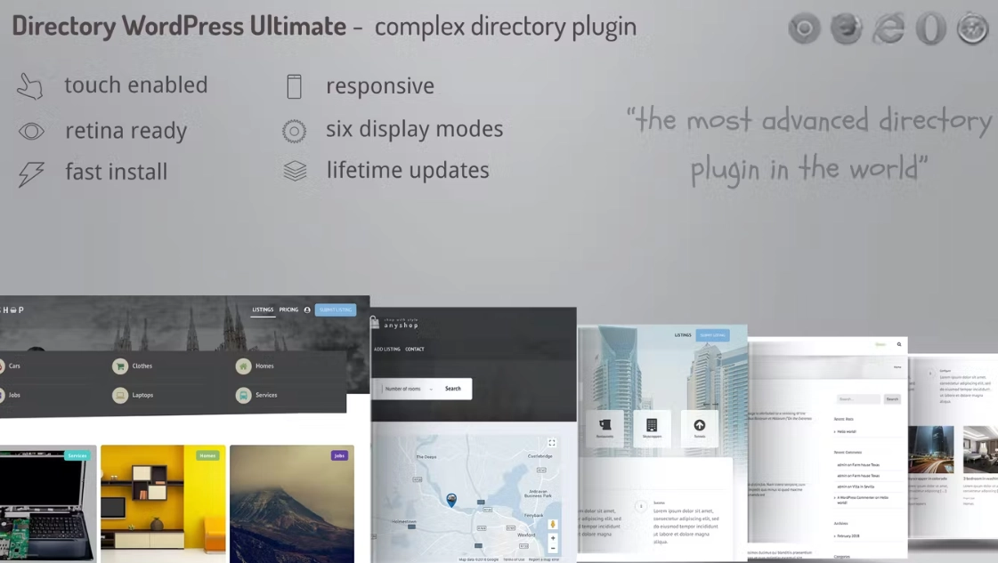 Directory ultimate PRO WordPress Table, Grid 1.00 GPL Plugins