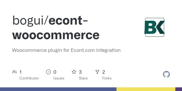 Econt Express WooCommerce shipping method 1.5.9 GPL Plugins