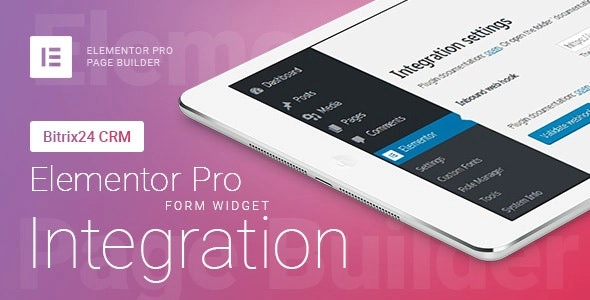 Elementor Pro Form Widget Bitrix24 CRM Integration 1.6.2 GPL Plugins