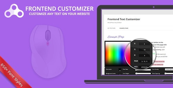 Frontend Text Customizer WordPress Visual Editor 1.2.3 GPL Plugins