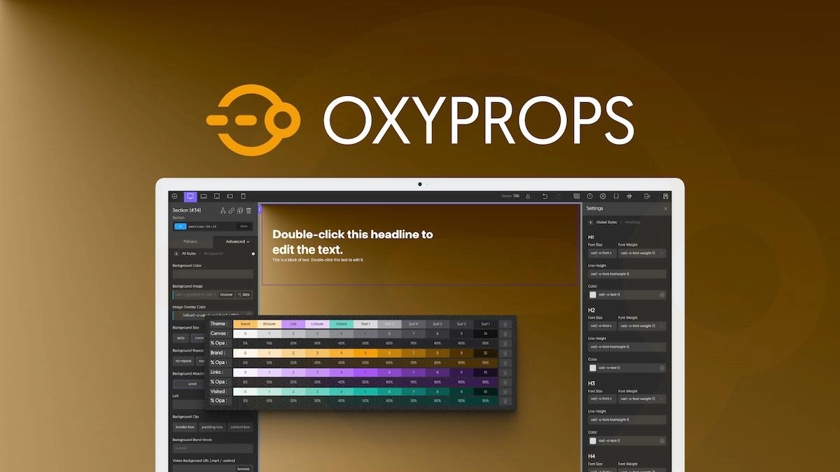 OxyProps Modern CSS Framework For Building Your WordPress Site 1.12.1 GPL Plugins
