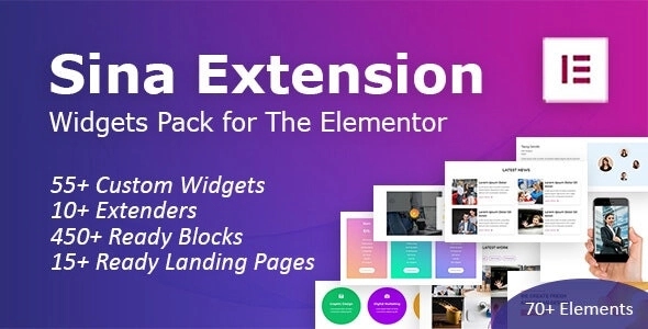 SEFE Sina Extension for Elementor 1.10.4 GPL Plugins