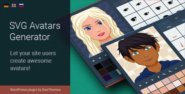 SVG Avatars Generator WordPress Plugin 1.7.3 GPL Plugins