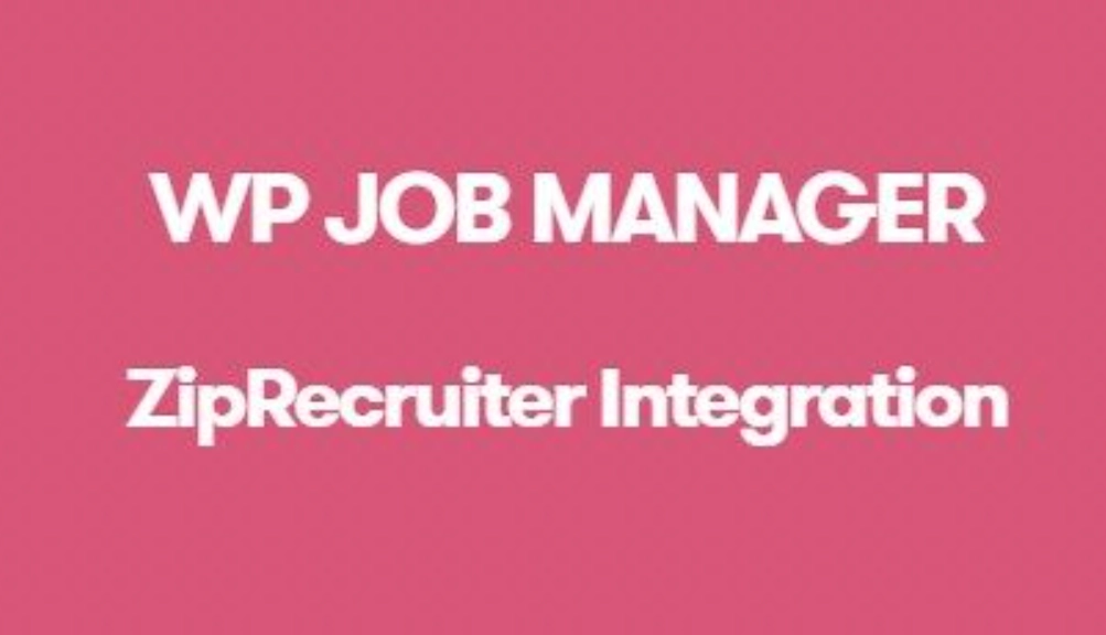 WP Job Manager ZipRecruiter Integration Addon 1.1.0 GPL Plugins