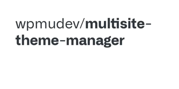 WPMU DEV Multisite Theme Manager 1.1.6 GPL Plugins