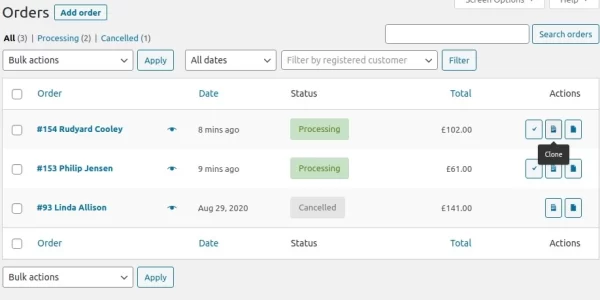 WooCommerce Clone Orders 1.5.9 GPL Plugins