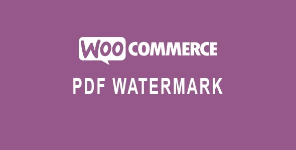 WooCommerce PDF Watermark 1.6.3 GPL Plugins