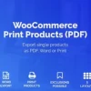 WooCommerce Print Products (PDF) 1.8.8 GPL Plugins