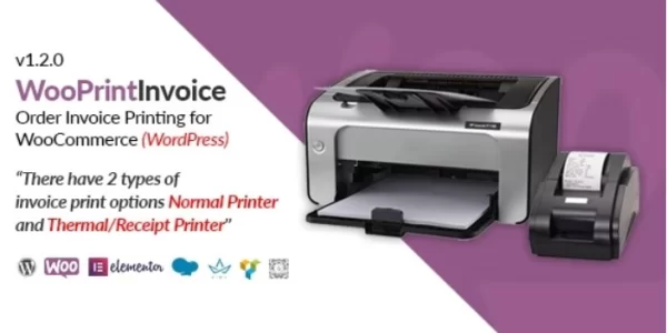 WooPrintInvoice | Order Invoice Printing for WooCommerce 1.2.0 GPL Plugins