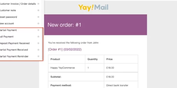 Yaymail WooCommerce Deposits 1.4 GPL Plugins