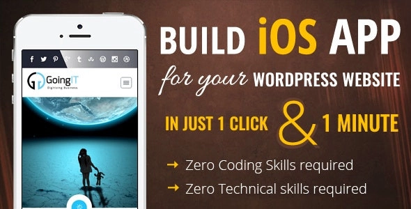 iWappPress builds iOS Mobile App for any WordPress Website 1.0.7 GPL Plugins